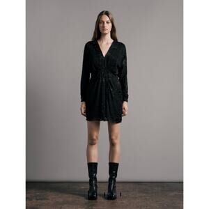 Rag & Bone Eloise Velvet Burnout Mini Dress